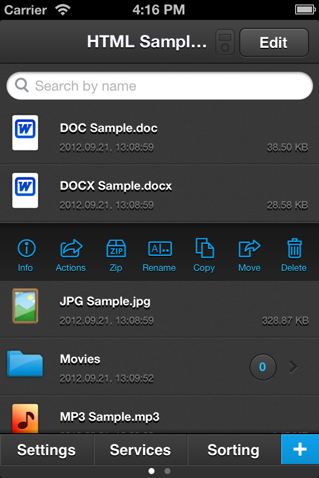 iPhone Screenshot 1